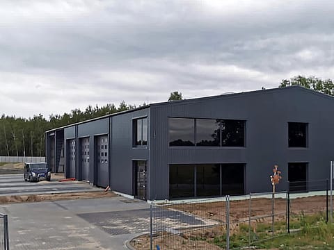 Hala warsztatowa - Gubin