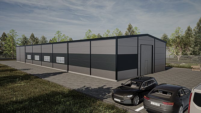 SYSTEMOWA HALA MAGAZYNOWA